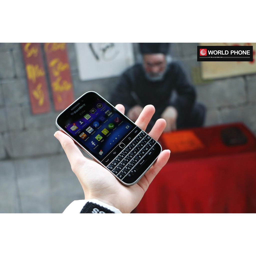 [Mã SKAMPUSH9 giảm 10% đơn 200K] Điện Thoại Blackberry BB Classic Q20, Máy zin nguyên bản chính hãng Quốc Tế Mỹ