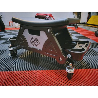 GHẾ CƠ HỌC DETAILING CÓ KHAY ĐỰNG DỤNG CỤ – SGCB PRO HEAVY DUTY ROLLER MECHANIC CREEPER SEAT