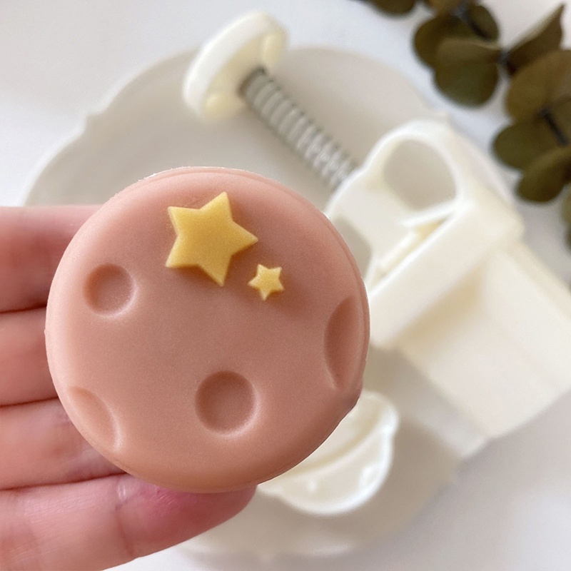 Khuôn Làm Bánh Trung Thu Họa Tiết Hành Tinh Tinh Tinh Tế Bền Bỉ