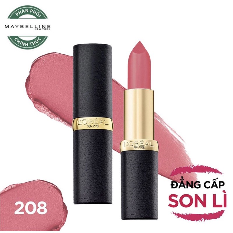 Son lì mịn môi Color Riche Matte từ L’Oreal Pari 3.9g