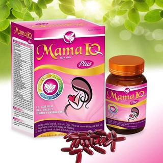 Bổ Sung Sắt Cho Mẹ Bầu - MamaIQ Plus - Cung cấp vitamin và khoáng chất cho phụ nữ mang thai và cho con bú [CHÍNH HÃNG]