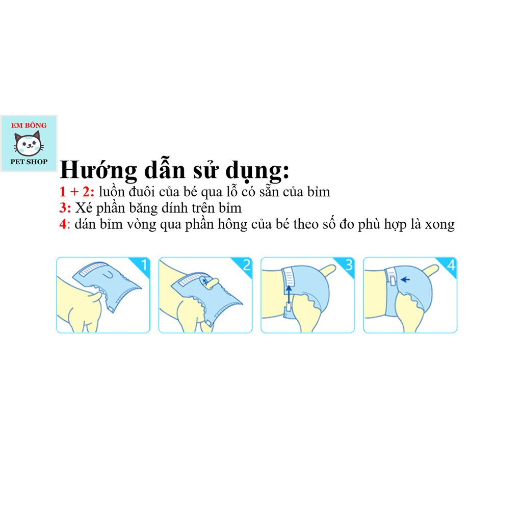 [Nguyên bịch] Bỉm cho chó/mèo , hãng Taotaopet nổi tiếng