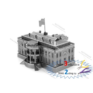 Mô Hình Lắp Ghép kim Loại 3D Nhà Trắng - Hoa Kỳ