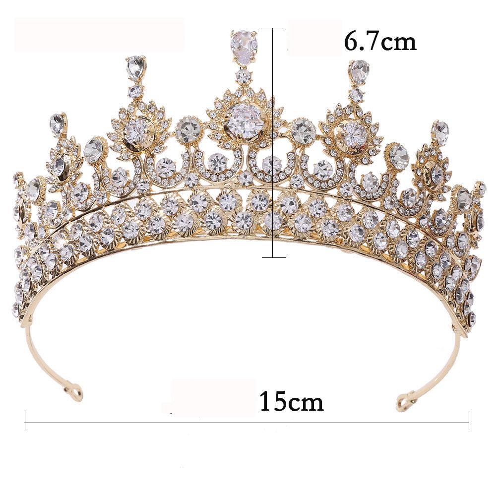 Cài Tóc VANES1 Đính Vương Miện Hợp Kim Sang Trọng Cho Nữ