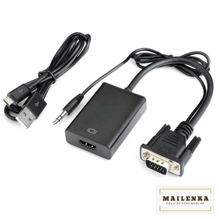 Dây Cáp Chuyển Đổi Từ VGA Sang HDMI Có Âm Thanh