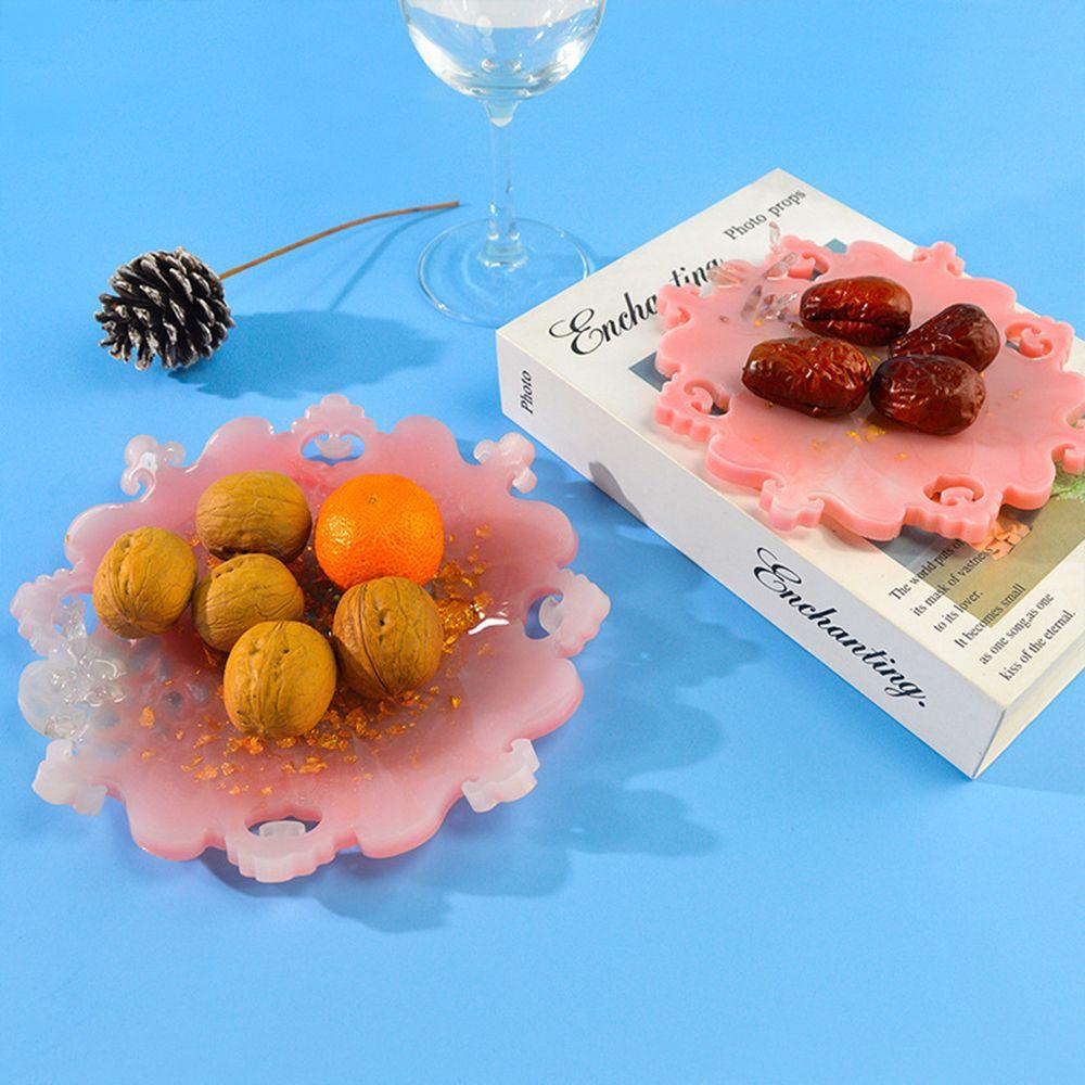 LONTIME Khay Đựng Trái Cây 3 Tầng Làm Thủ Công Resin Epoxy Resin Để Bàn Trang Trí