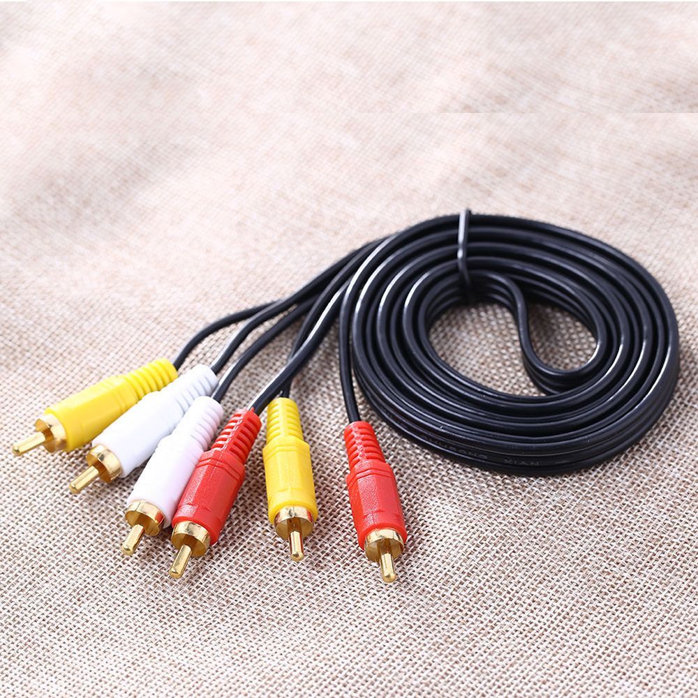 Dây cáp nối dài NANZHIJIA AV M/M Audio 3 RCA nhiều màu