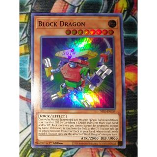 Thẻ bài Yugioh: Block Dragon (US) - SESL-EN038 (Super Rare)