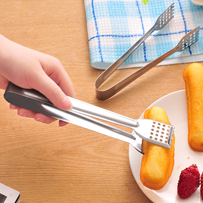 (ẢNH THẬT) Kẹp gắp đá đồ nướng salad đồ chiên Inox cao cấp bền đẹp cán dài size lớn