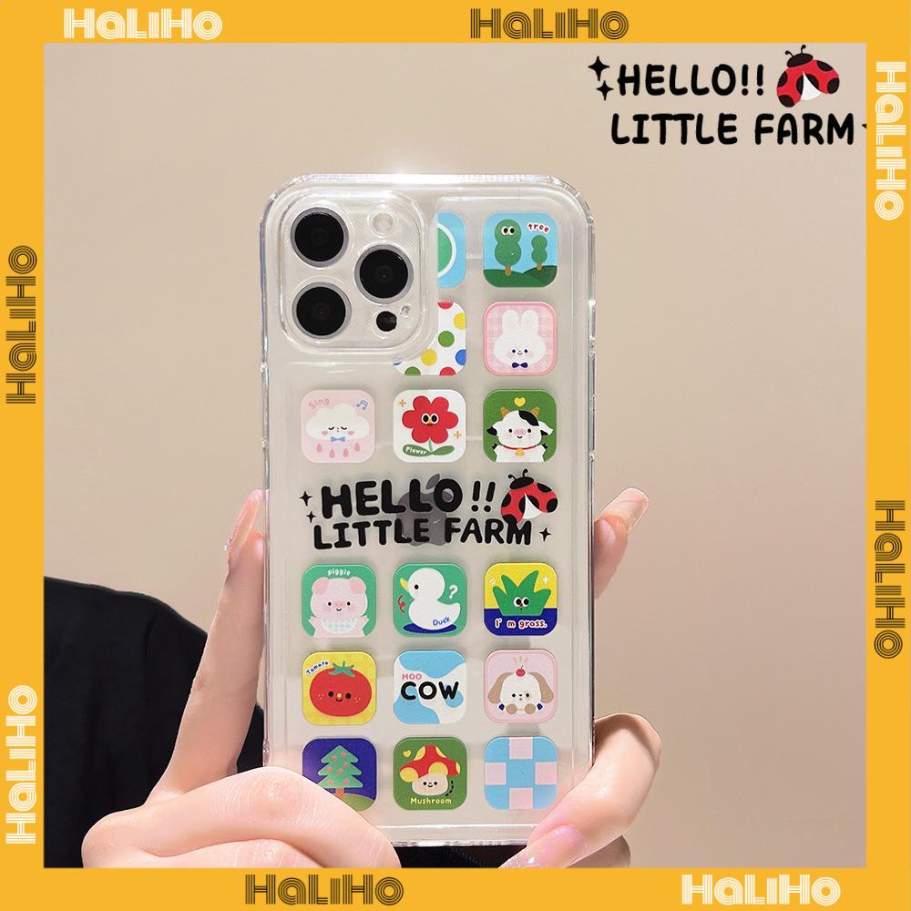 iPhone Case Silicone Soft Case TPU Clear Case Square Edge Camera Full Coverage Protection Shockproof Cartoon Cute For iPhone 13 Pro Max iPhone 12 Pro Max iPhone 11 iPhone 7 Plus