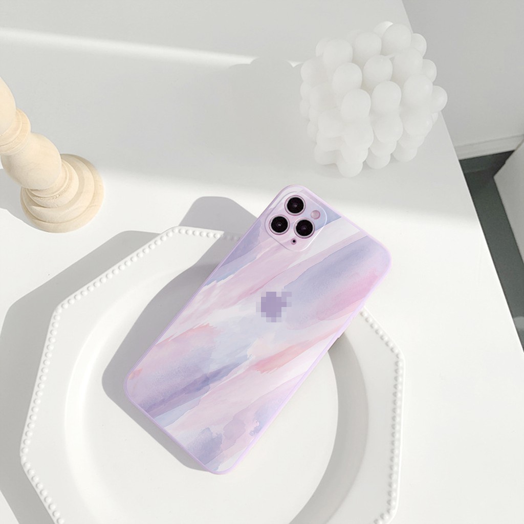 Ốp lưng iphone màu sắc cạnh vuông 5/5s/6/6plus/6s/6splus/7/7plus/8/8plus/x/xr/xs/11/12/pro/max/plus/promax