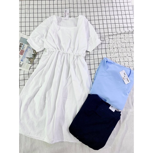 [Sale Sốc]Váy Thô Tay Bồng Rút Eo(Ảnh Thật Shop Chụp Kèm Video) | BigBuy360 - bigbuy360.vn