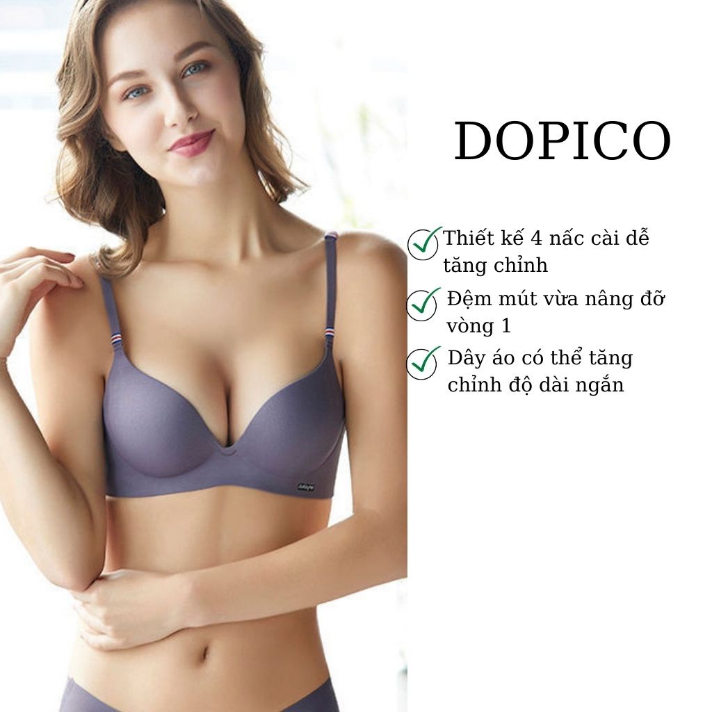 Áo ngực nữ không gọng su , áo lót nâng ngực mềm và thoáng mát DOPICO A560