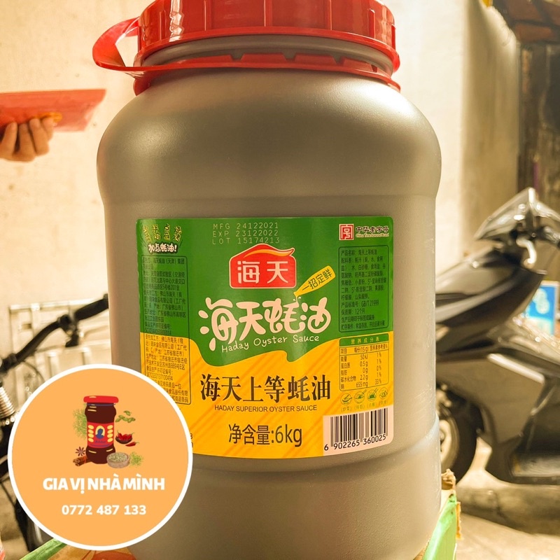 DẦU HÀO HẢI THIÊN HAY-DAY SUPERIOR OYSTER SAUCE BÌNH 6KG