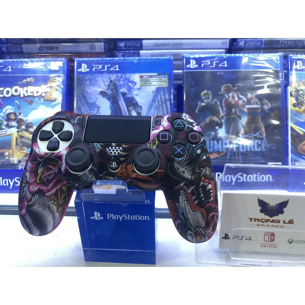 Bao silicon Bảo Vệ Tay Cầm Playstation 4 Loại Hoa Văn