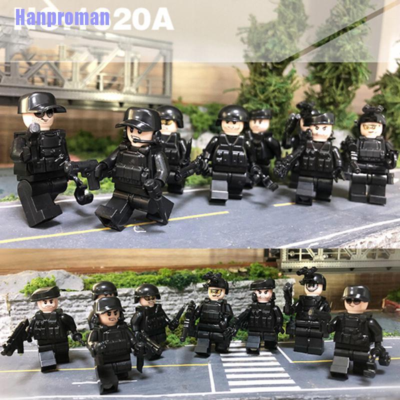 Bộ Đồ Chơi Lego Lắp Ráp Mô Hình Cảnh Sát Swat Teams