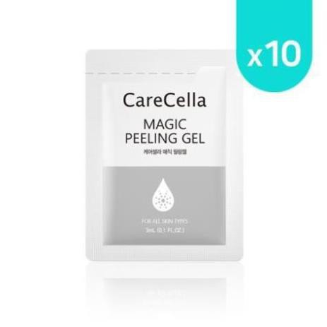 Combo 10 gói Tẩy da chết CareCella Magic Peeling Gel 3mL Mini Pouch