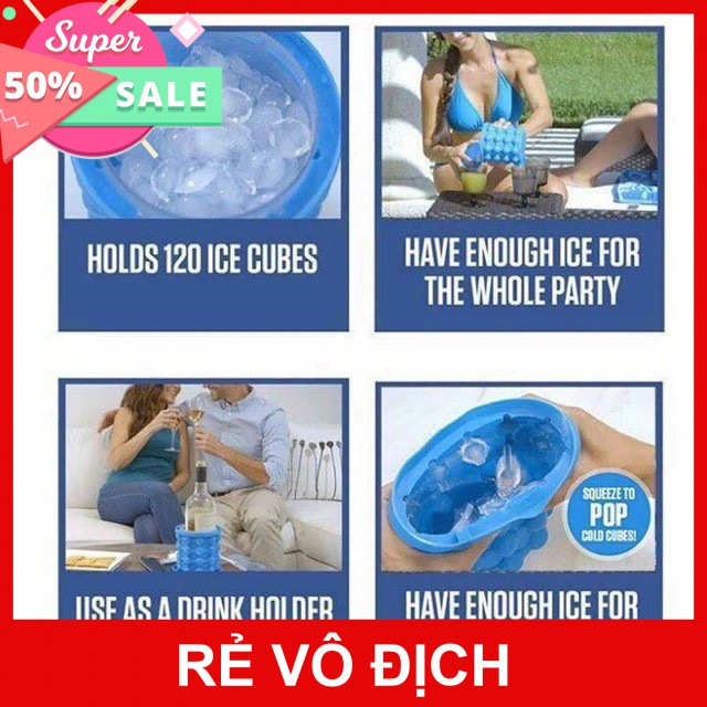 [Hot]-Cốc làm đá sinicon tiện lợi