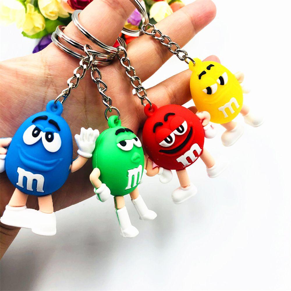 LANFY M &amp; M 'S Móc Chìa Khóa Xe Hơi Trang Trí Hoạt Hình Dễ Thương Thích Hợp Làm Quà Tặng