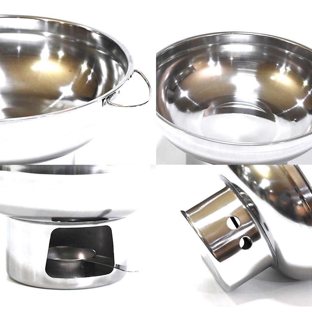 Jeremy1 lẩu than / cồn nhiên liệu di động bằng thép không gỉ chất lượng bếp dã ngoại