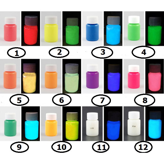 SƠN DẠ quang đãng 9 màu phát sáng cực mạnh-Sơn dạ quang quẻ 22ml