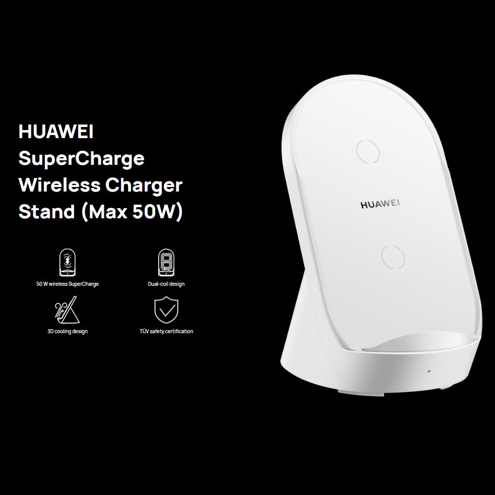 Đế Sạc Không Dây 50W CP62R Cho Huawei Mate 40 pro Mate 30 pro P40 pro Android Và ios