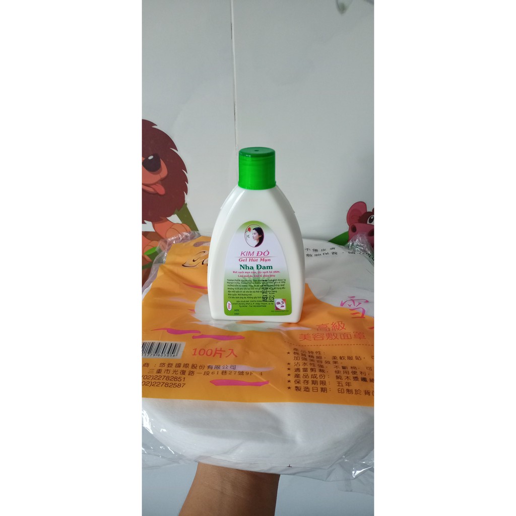 Giấy và gel hút mụn