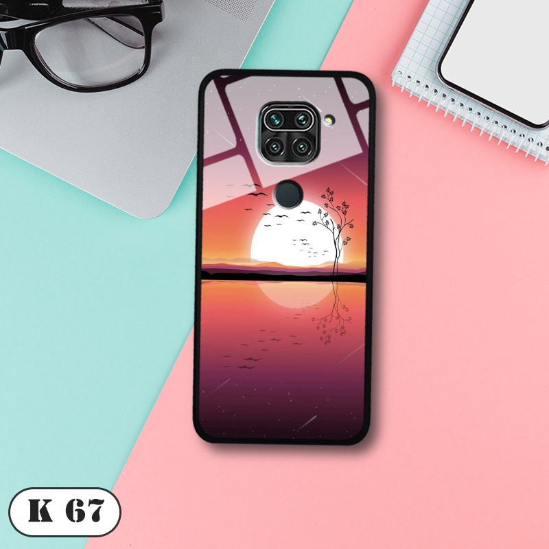 Ốp lưng Xiaomi Redmi Note 9 / Redmi 10X  - Lưng kính 3D