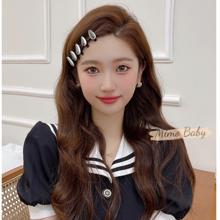 Set 5 chiếc kẹp tóc bé gái hình hạt hướng dương xinh xắn KT36 Mimo Baby