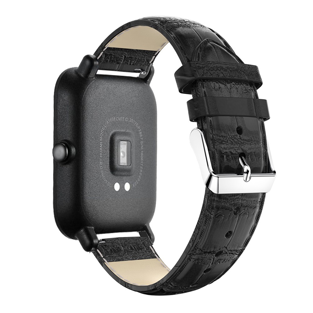 Dây Đeo Da 20mm Cho Xiaomi Huami Amazfit Bip Bit Lite Youth