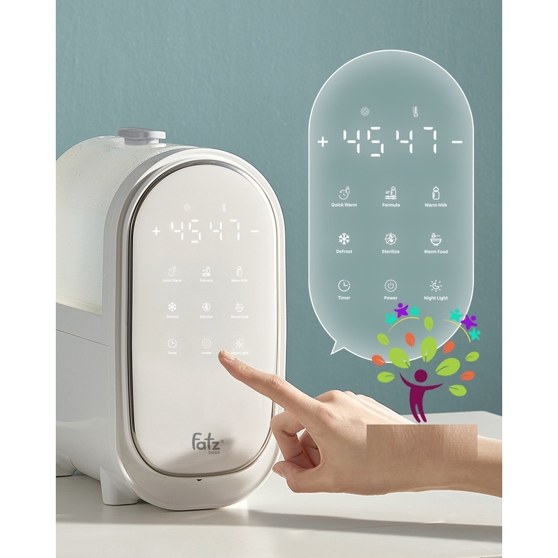 Máy Hâm Sữa Tiệt Trùng Điện Tử 2 Bình - Duo 6 - Fatz Baby Giúp Mẹ Bỉm Tiết Kiệm Thời Gian An Toàn Sức Khỏe Cho Bé