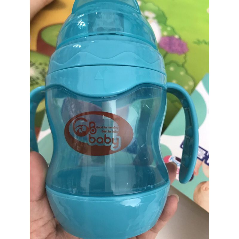 Bình nước tập hút chống sặc cho bé 240ml GB BABY