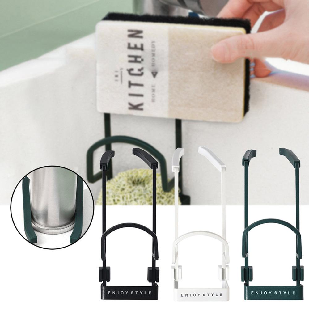 Giá Đỡ Bọt Biển Rửa Chén Bằng Kim Loại Treo Vòi Nước Tiện Lợi Dành Cho Nhà Bếp