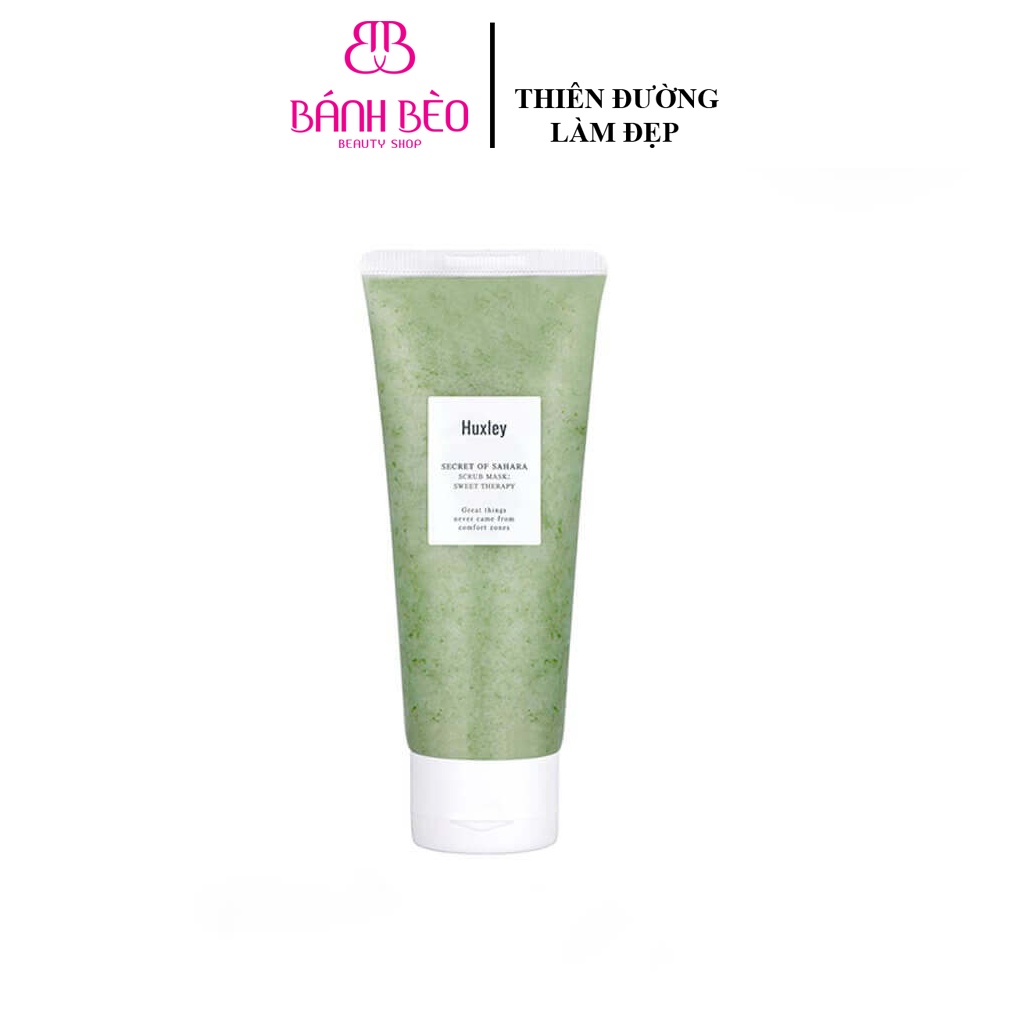 Mặt Nạ Tẩy Da Chết Dạng Hạt Giảm Mụn Đầu Đen, Dưỡng Ẩm Huxley Scrub Mask Sweet Therapy 30g