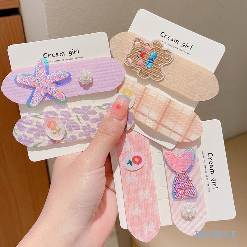 Kẹp Tóc Không Làm Tổn Thương Tóc Dành Cho Bé Gái