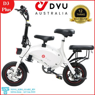 Xe điện Dyu D3 Plus, Xe điện gấp gọn - cao cấp  DYU D3 Plus, Bánh lớn 14 inch - Màn hình Led - Full Phụ kiện