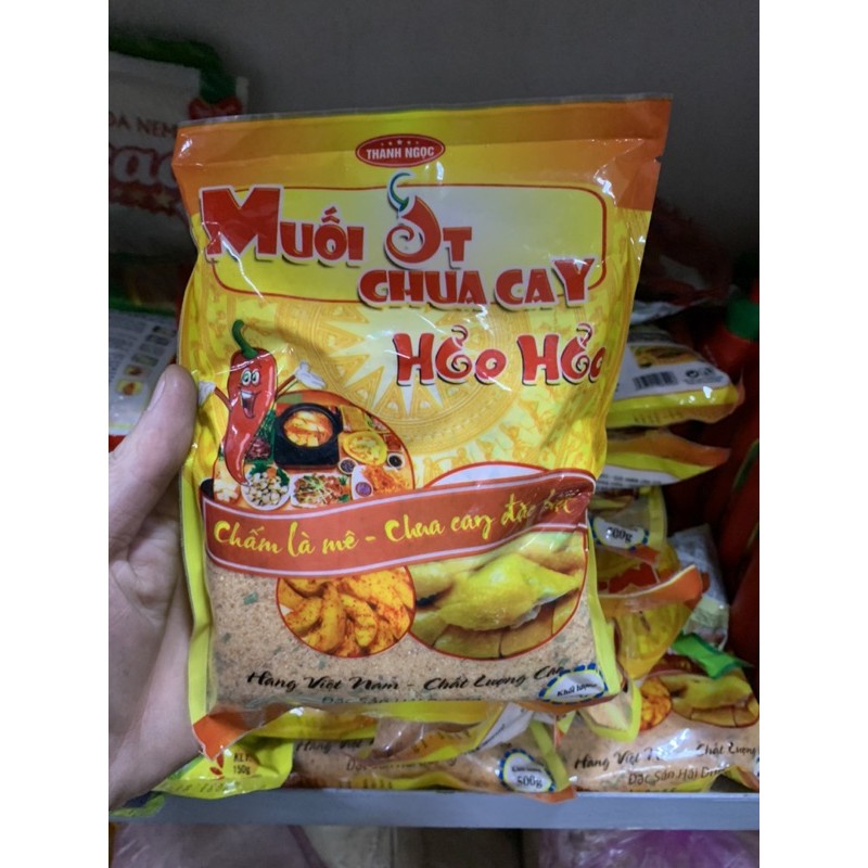 Muối Hảo Hảo Chua Cay Đức Hải Gói 500g