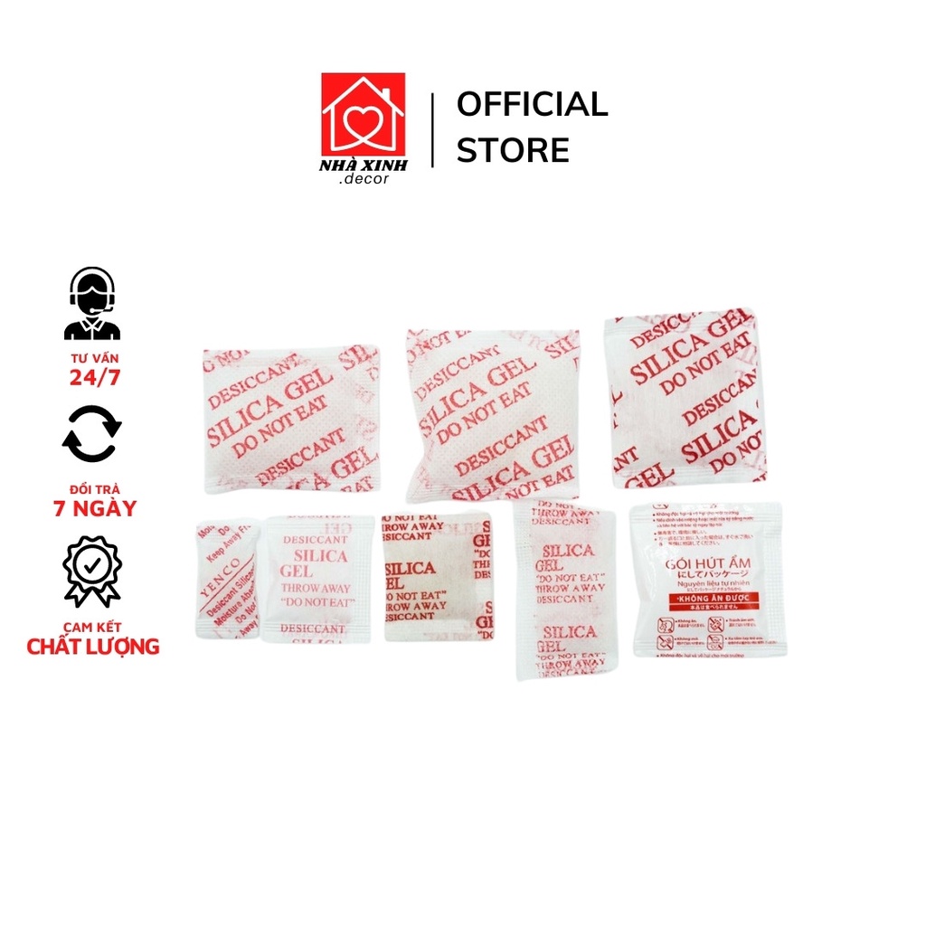 Combo 10 gói hút chống ẩm Silicalgel cao cấp