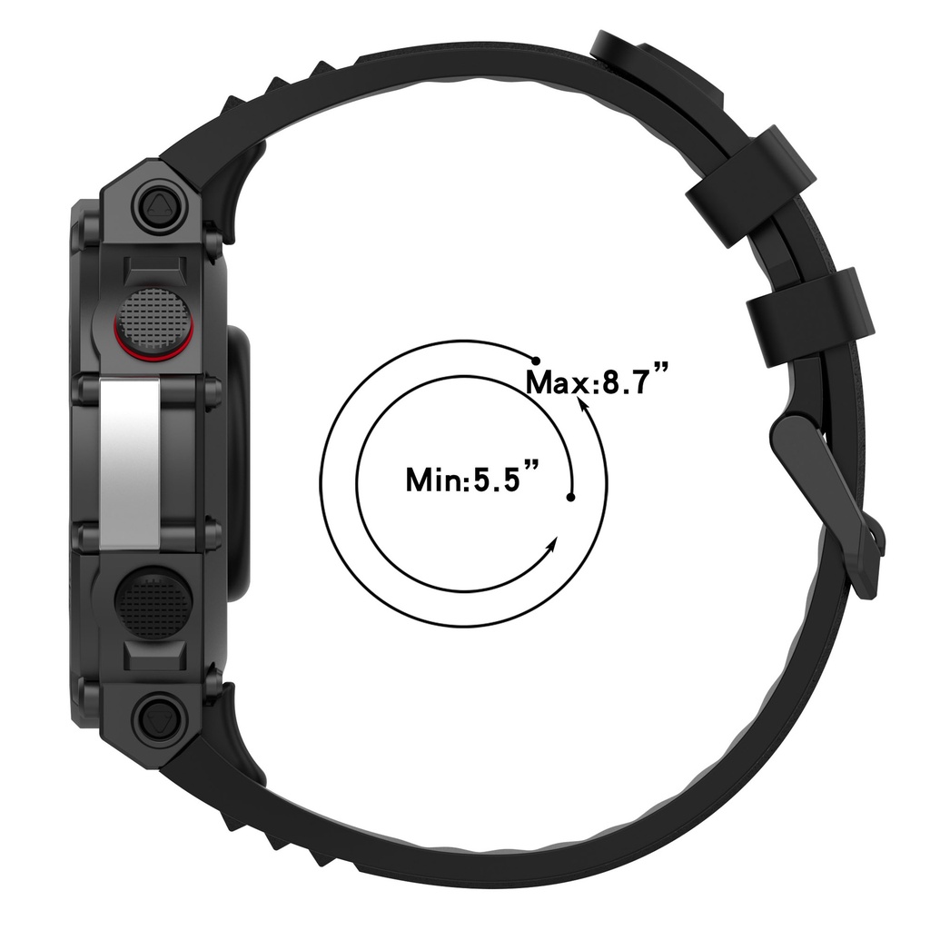 Dây Đeo Silicone Thay Thế Cho Đồng Hồ Thông Minh Huami Amazfit T-Rex 2