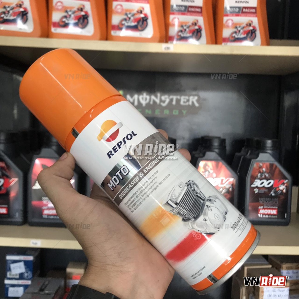 Xịt vệ sinh đa năng Repsol Degreaser & Engine Cleaner (300ml)
