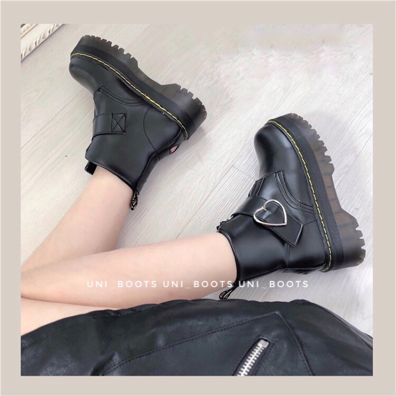 Boots đế cao cổ cao trái tim siêu xinh - Roses Boots