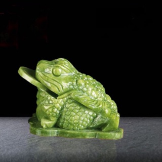 Cóc xanh đá xanh ngọc 15cm