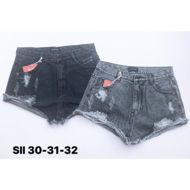Quần short jean nữ rách