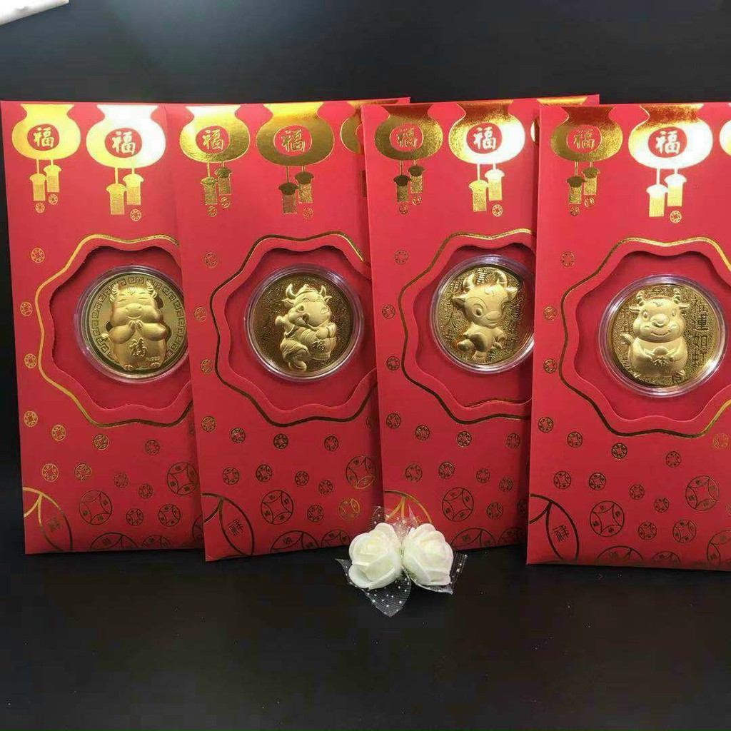 Bao Lì Xì Tân Sửu Con Trâu Vàng 2021 Phát Tài Phát Lộc (Bán Buôn) | Shopee Việt Nam