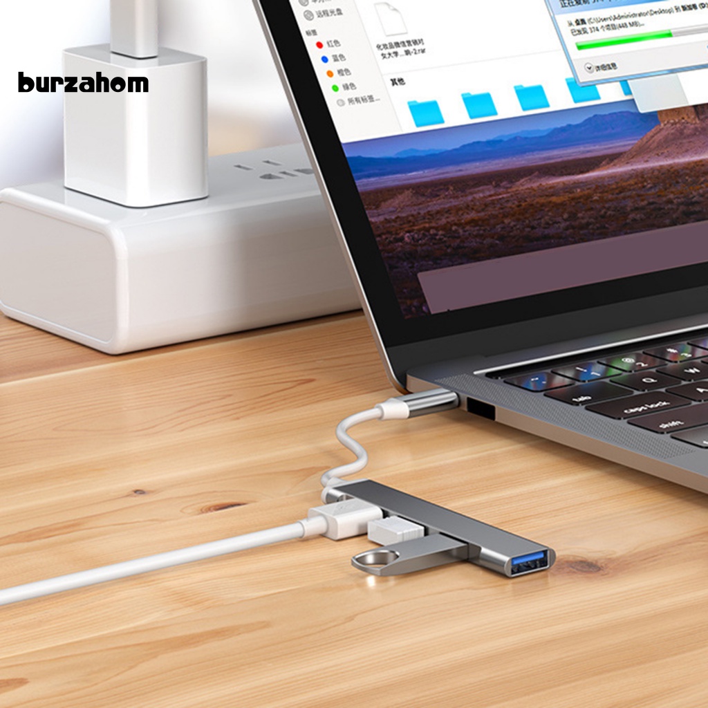 Hub Chia 4 Cổng USB 3.0 Type-C 3.0 Đa Năng Tiện Dụng