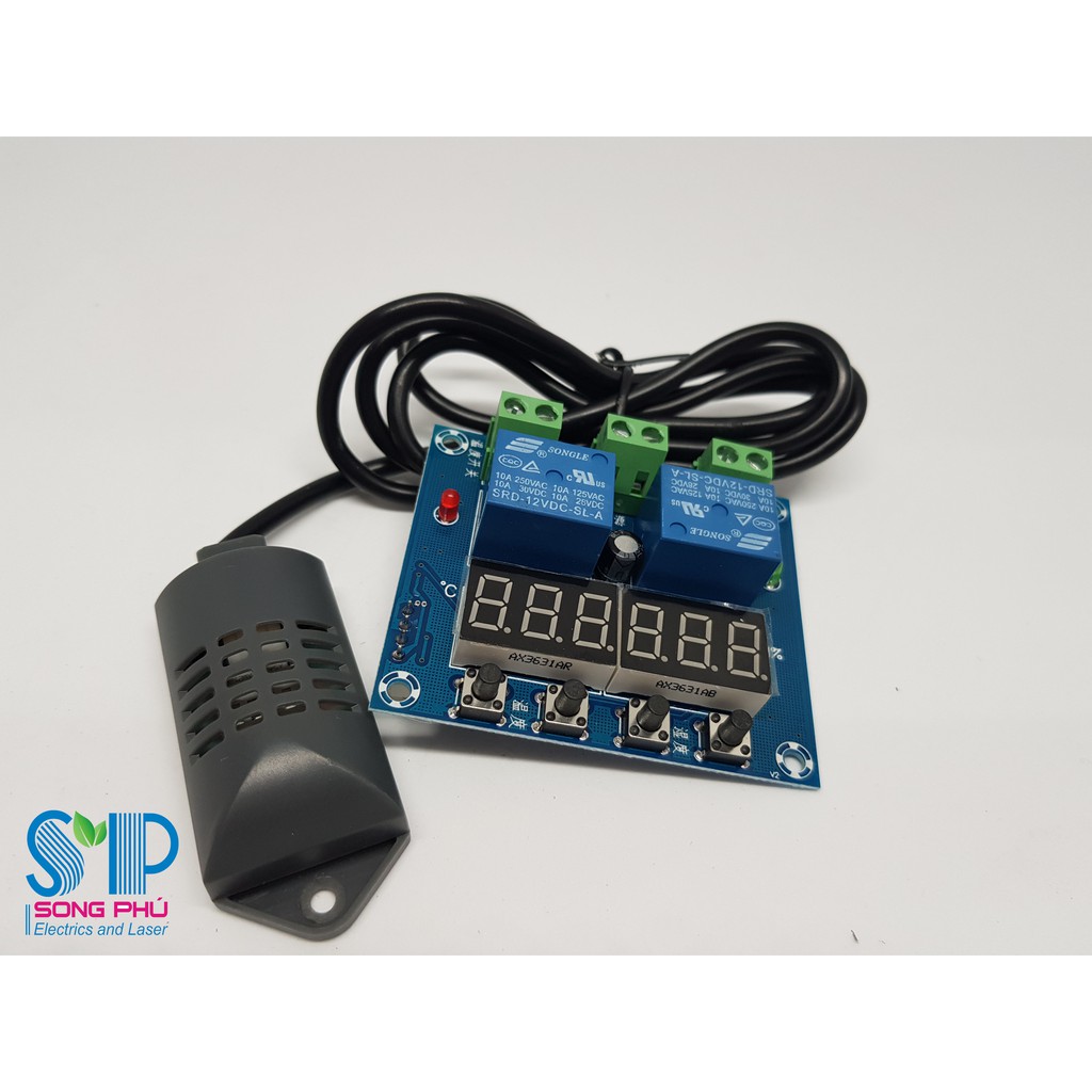 Module điều khiển nhiệt độ và độ ẩm XH-M452 hiển thị kỹ thuật số độ chính xác cao đầu ra kép – XH-M452