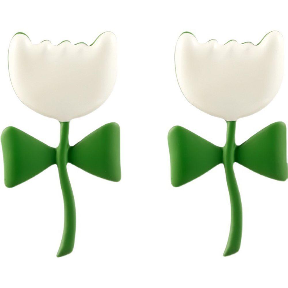 Bông Tai Dáng Dài Hình Hoa Phong Cách Vintage Ngọt Ngào Cho Nữ