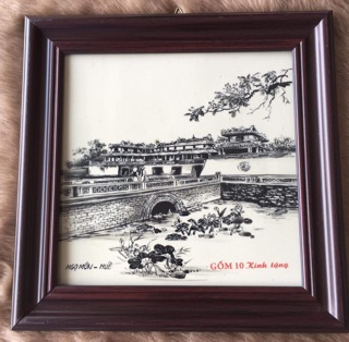 Tranh Gốm sứ Bát Tràng