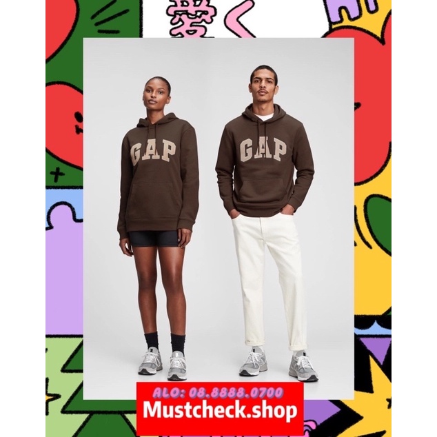 Áo HOODIE GAP ARCH LOGO unisex