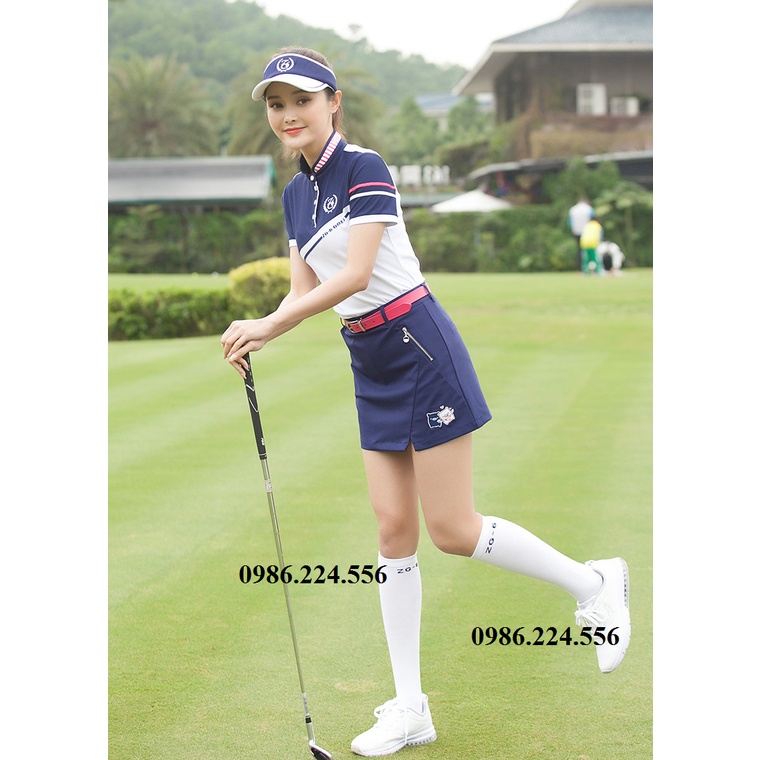 Tất thể thao golf nữ thiết kết thoáng khí êm chân khử mùi ZG - 6 cao cấp TG018